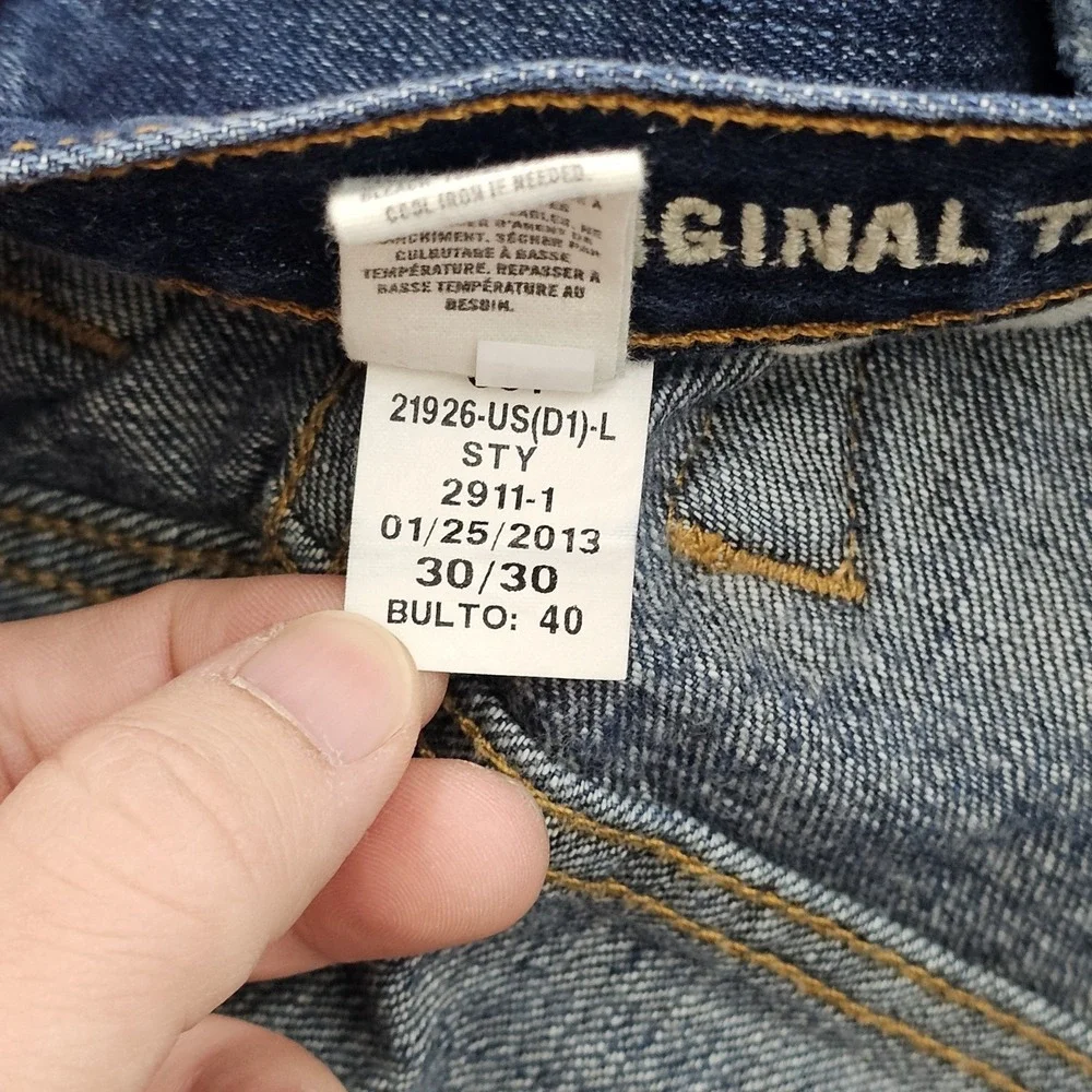 American Eagle Jeans Men 30W‎ Original Taper Blue Denim Pants 100% Cotton